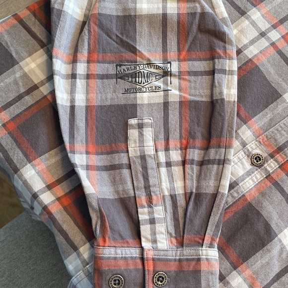HarleyDavidson Shirts Euc Mens Harley Davidson Flannel Size L